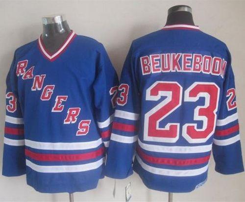 Jeff Beukeboom New York Rangers blue jersey