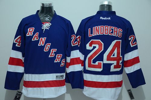 Oscar Lindberg New York Rangers blue jersey