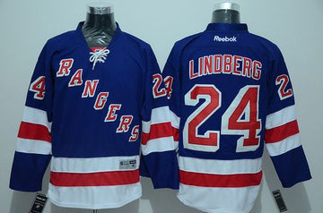 Oscar Lindberg New York Rangers blue jersey