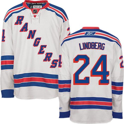 Oscar Lindberg New York Rangers white jersey
