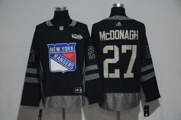 Ryan McDonagh New York Rangers black jersey