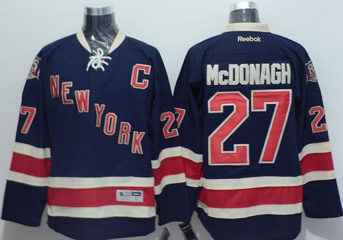 Ryan McDonagh New York Rangers navy jersey