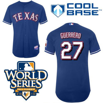 Vladimir Guerrero Texas Rangers blue jersey
