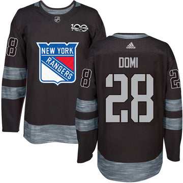 Tie Domi New York Rangers black jersey