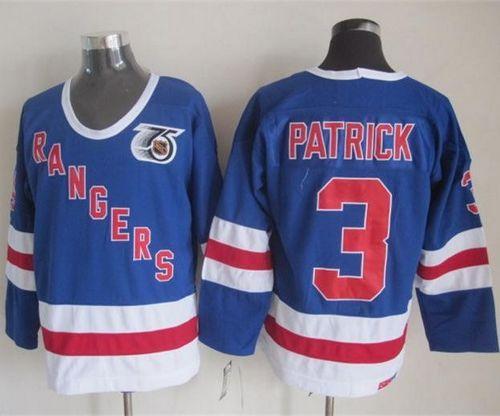 James Patrick New York Rangers blue jersey