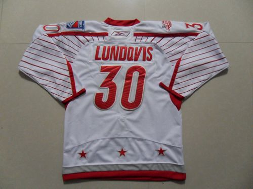 Henrik Lundqvist New York Rangers white jersey