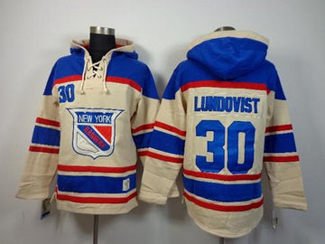 Henrik Lundqvist New York Rangers cream jersey