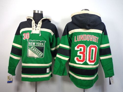 Henrik Lundqvist New York Rangers green jersey