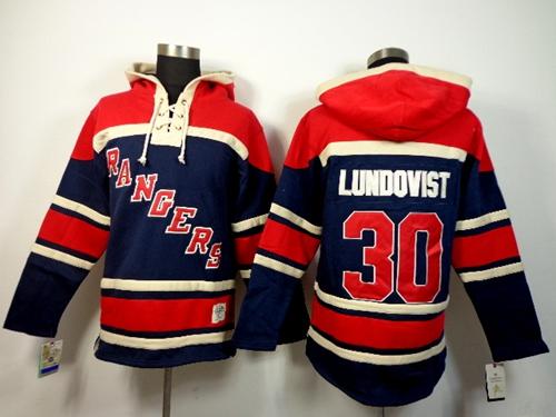 Henrik Lundqvist New York Rangers navy jersey