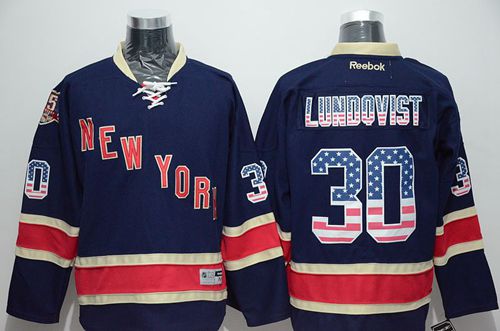 Henrik Lundqvist New York Rangers navy Fashion jersey