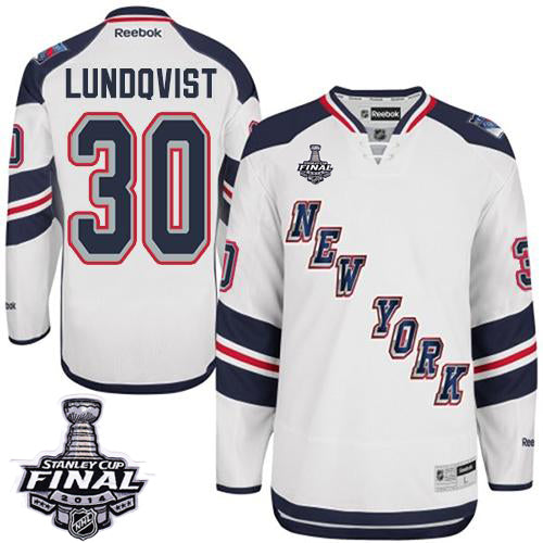 Henrik Lundqvist New York Rangers white Stadium Series jersey
