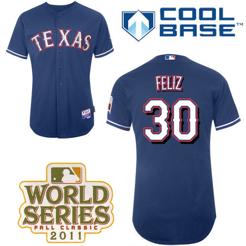 Naftali Feliz Texas Rangers blue jersey