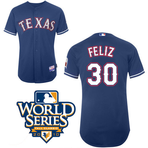 Naftali Feliz Texas Rangers blue jersey