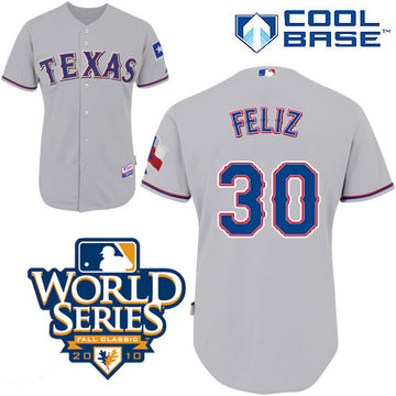 Naftali Feliz Texas Rangers grey jersey