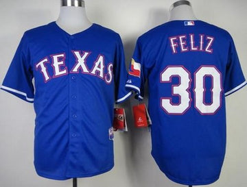Naftali Feliz Texas Rangers blue jersey
