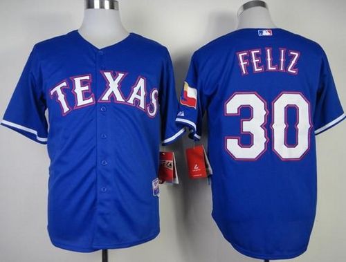 Naftali Feliz Texas Rangers blue jersey