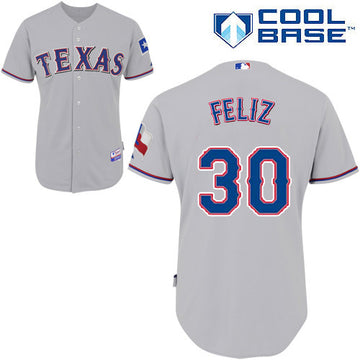 Naftali Feliz Texas Rangers grey jersey