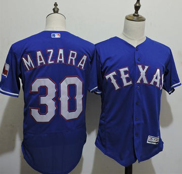 Nomar Mazara Texas Rangers blue Authentic jersey