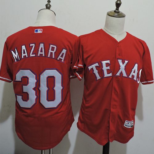 Nomar Mazara Texas Rangers red Authentic jersey