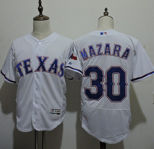 Nomar Mazara Texas Rangers white Authentic jersey
