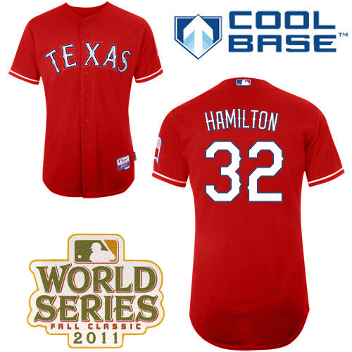 Josh Hamilton Texas Rangers red jersey