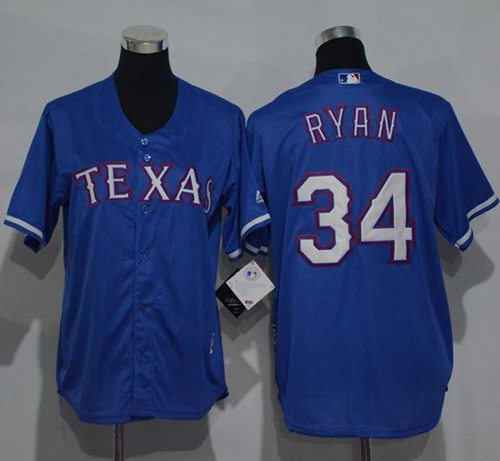 Nolan Ryan Texas Rangers blue jersey