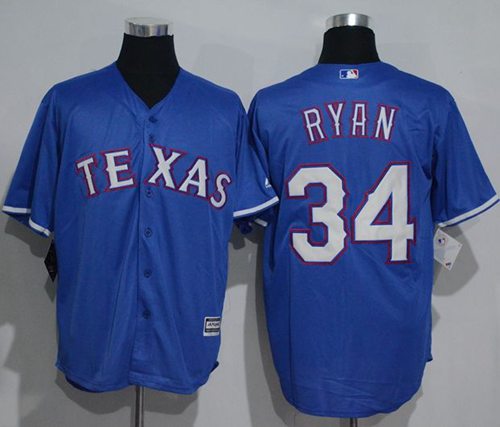 Nolan Ryan Texas Rangers blue jersey