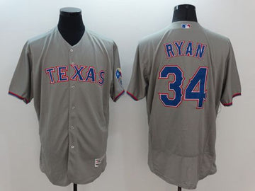 Nolan Ryan Texas Rangers grey Authentic jersey