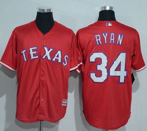 Nolan Ryan Texas Rangers red jersey