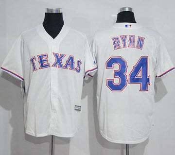 Nolan Ryan Texas Rangers white jersey