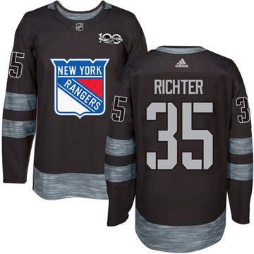 Mike Richter New York Rangers black jersey