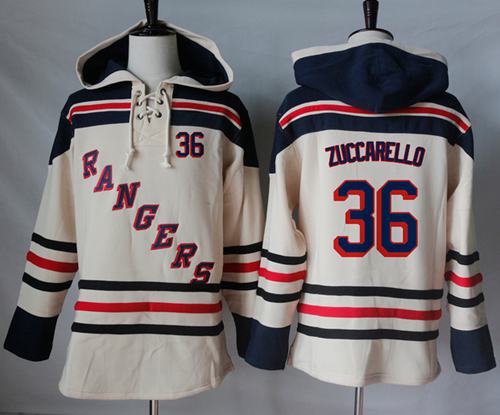Mats Zuccarello New York Rangers cream jersey