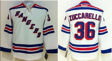Mats Zuccarello New York Rangers white jersey
