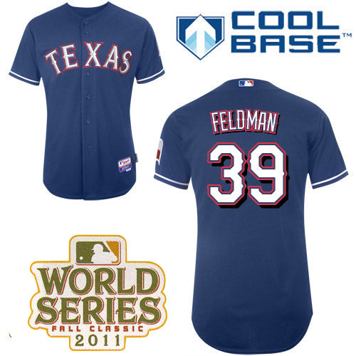 Scott Feldman Texas Rangers blue jersey