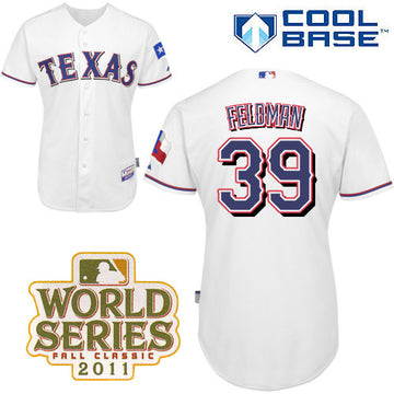 Scott Feldman Texas Rangers white jersey