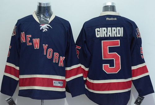 Dan Girardi New York Rangers navy Alternate jersey
