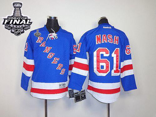 Rick Nash New York Rangers blue Home jersey