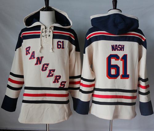 Rick Nash New York Rangers cream jersey