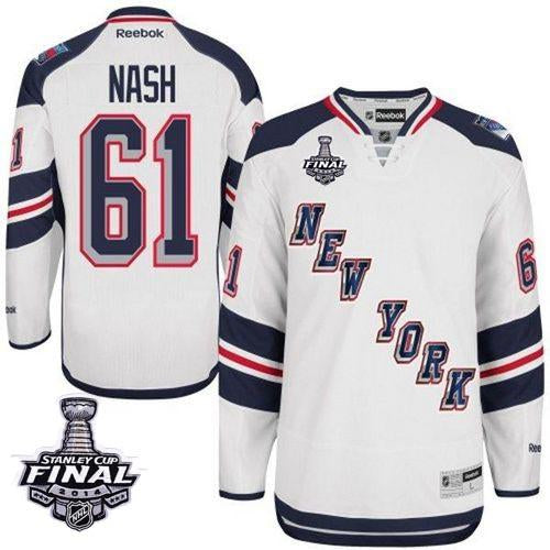 Rick Nash New York Rangers white Stadium Series jersey