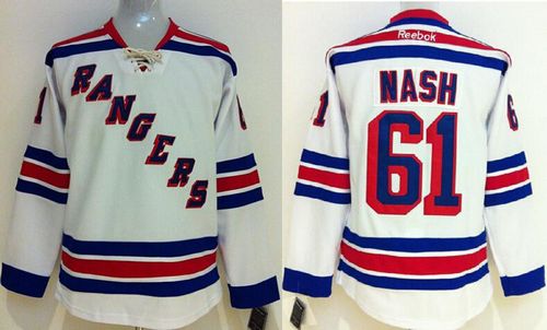 Rick Nash New York Rangers white jersey