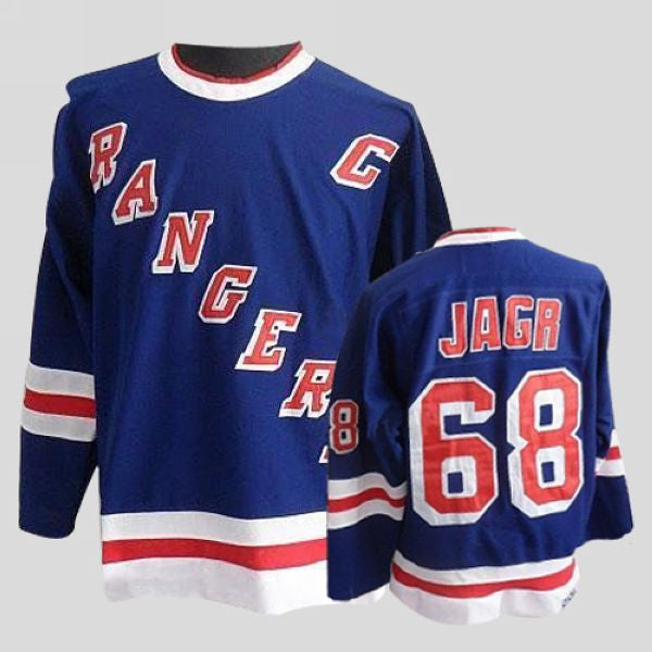 Jaromir Jagr New York Rangers blue Throwback jersey