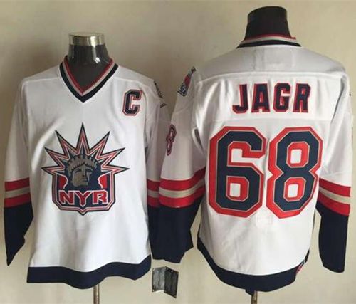 Jaromir Jagr New York Rangers white jersey