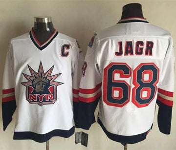 Jaromir Jagr New York Rangers white jersey
