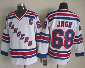 Jaromir Jagr New York Rangers white Throwback jersey