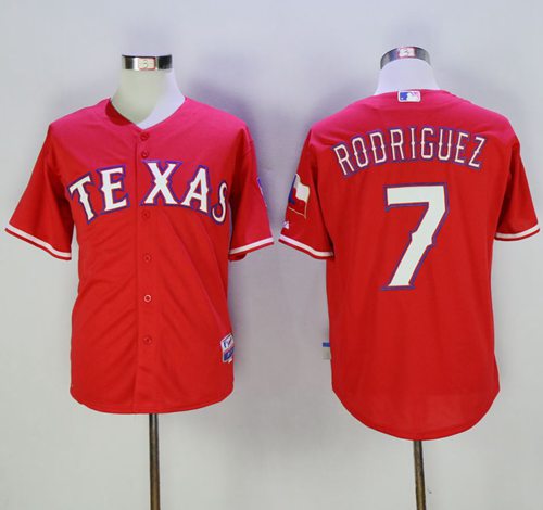 Ivan Rodriguez Texas Rangers red jersey