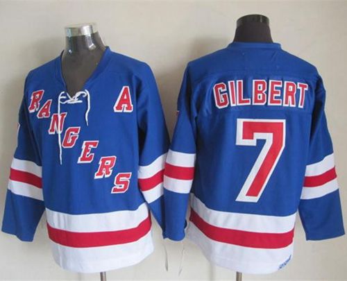 Rod Gilbert New York Rangers blue Throwback jersey