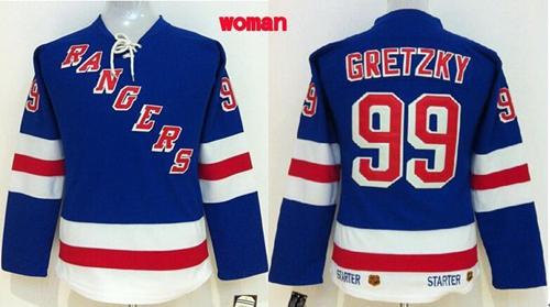 Wayne Gretzky New York Rangers blue Home jersey