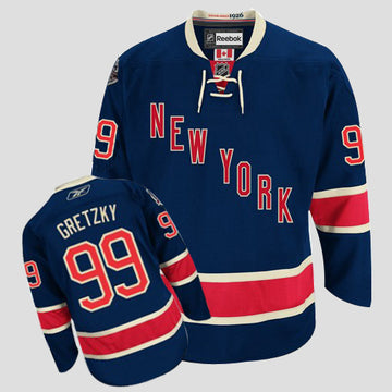Wayne Gretzky New York Rangers blue jersey