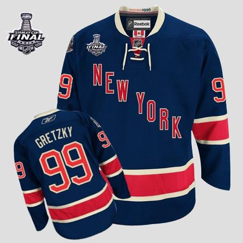 Wayne Gretzky New York Rangers blue jersey
