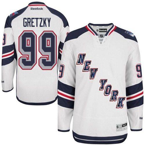 Wayne Gretzky New York Rangers white Stadium Series jersey